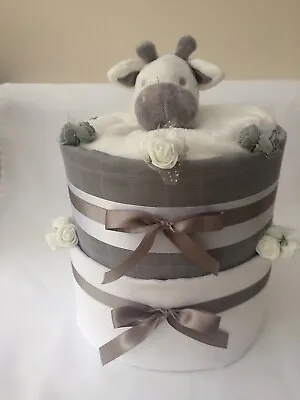 2 Tier Nappy Cake/baby Hamperunisexboygirl-see Pics For Variations • £29.99