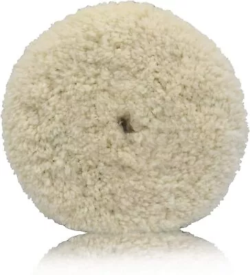 7 Inch Wool Buffing Pad  Natural Wool Double Side Compound Cutting Pad Polisher • $21.12