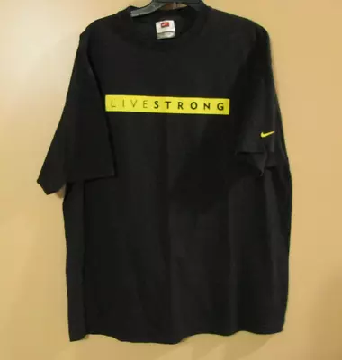 Nike Shirt Mens XL Livestrong Vintage 2003 Lance Armstrong Foundation EUC • $26