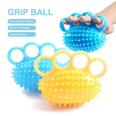 Hand Finger Exerciser Finger Strength Trainer Finger Grip Ball Hand Stress Ball • £5.89