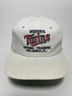 Vintage MINNESOTA TWINS HAT Cap SnapBack SPRING TRAINING Orlando Florida MLB • $19.97