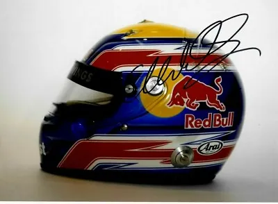 Mark Webber (Australian) Signed 2009 Red Bull Racing Helmet Photo #6  + COA • $150