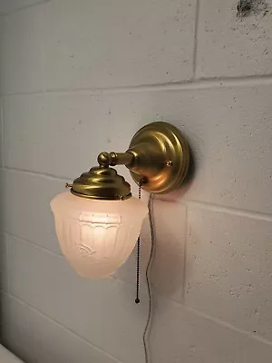 Vintage Globe Hollywood Regency Mid Century Modern Light Fixture Sconce Wall  • $79