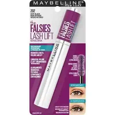 Maybelline New York The Falsies Push Up Drama Waterproof Mascara 202 Very Black • $9.99