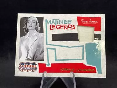2011 Panini Americana Carole Lombard #20 Matinee Legends Relic 212/499 Actress • $9.99