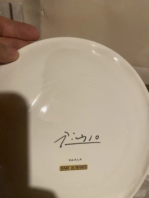 $45 • Buy Picasso Ceramic Plates.La Famme Et L’oiseau
