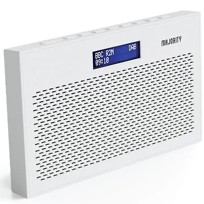 £14.99 • Buy Majority Histon II Portable DAB Radio DAB DAB+ & FM Compact Battery Mains White