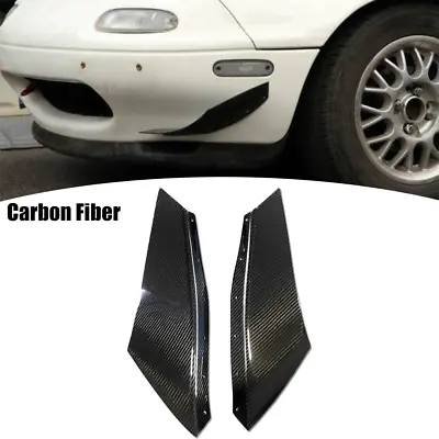 Pair Fit Mazda 3 6 MX-5 Miata Front Bumper Canard Splitter Diffuser Spoiler Lip • $99