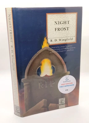 £60 • Buy NIGHT FROST - R.D. Wingfield - 1st/1st - 1992 - Inspector Frost - Hardback