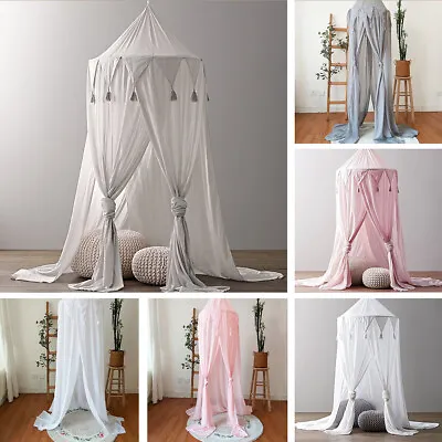 Round Ball Children's Bed Canopy Bedcover Mosquito Net Curtain Bedding Dome Tent • $39.99