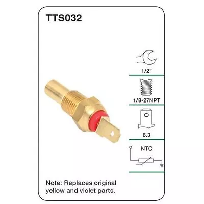 Tridon Engine Temp Switch TTS032 • $20.95