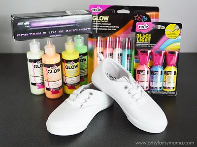 Tulip 3D Dimensional Fabric Paint Pack 3 & 6 All Colours Metallic Glow Neon Art  • £2.53