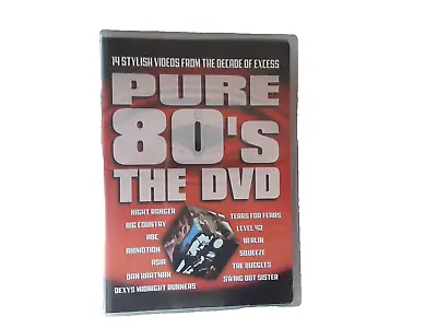 Pure 80's: The DVD 14 STYLISH VIDEO FROM THE DECADE PREOWNED LIKE NEW • $12