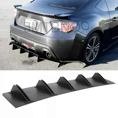 For Mazda 3/Speed 3 07-19 Rear Diffuser Shark Fins Bumper Lip Splitter Spoiler • $39.39