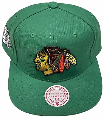 Mitchell & Ness  Nhl Chicago Blackhawks Alternate Flip  Snapback  Cap Hat Gorra • $35.99