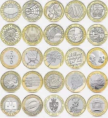 £14.95 • Buy Rare Two Pound (£2) Coins - Great Britain £2 - Various Types - Circulated