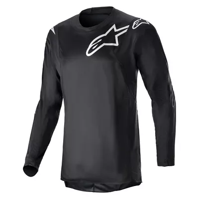 Alpinestars Racer Graphite Reflective MX Off-Road Jersey Men's Sizes SM - 3X • $24.99