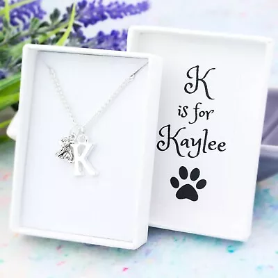 £11.49 • Buy Tiny Puppy Necklace, Personalised Gift, Childrens Jewellery, Cute Dog Pendant