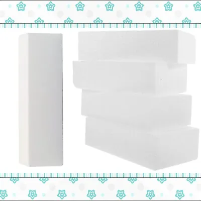 White Rectangular Polystyrene Foam Blocks For Modeling DIY & Crafting Classes • £10.29