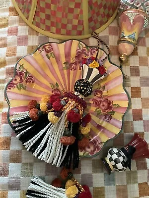 Mackenzie-childs Autumn Bouquet Tassel Courtly Stripe.  New • $150