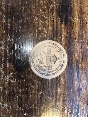 Churchill County Centennial Wooden Nickel From Fallon Nevada 1864-1964 • $4.99