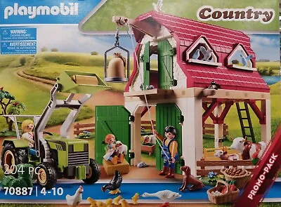 Playmobil Country 70887 Farm Set With Small Animals Ages 4+ ** • £29.99