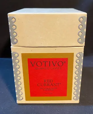 Votivo Red Currant Tart Citrus Cassis And Geranium 6.8 Oz Candle With Box • $35