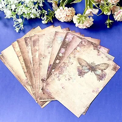 Vintage Style Craft Paper  - Junk Journal - Card Making- Scrapbook Magical Theme • $6.99