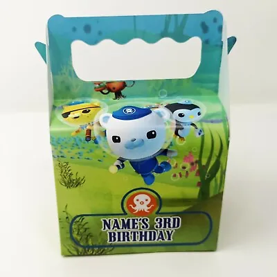 The Octonauts Children's Kids Personalised Party Boxes Bags Favour FAST POST • £1.25