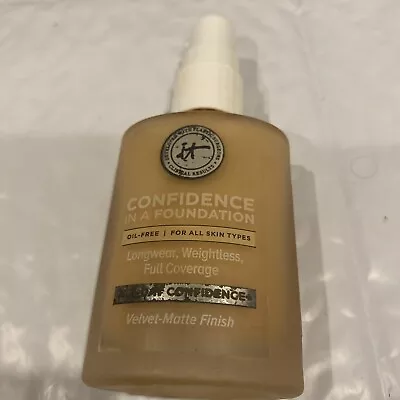 It Cosmetics Confidence In A Foundation ~ 130 Light Sand W-1 Fl Oz-no Cap • $22