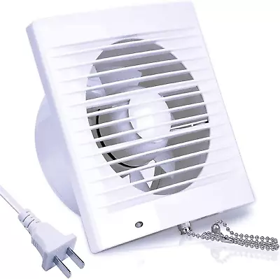 SAILFLO 4 Inch Wall-Mounted Exhaust Fan 12W Ventilation Extractor With Anti-Bac • $37.99