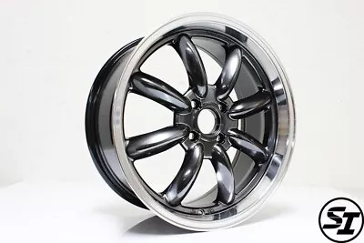 Rota Rb Wheels Hyper Black Polish 17x7.5 +45 4x100 For Mini Cooper Jcw John Work • $829