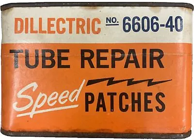 Vintage DILLECTRIC No. 6612-40 Speed Tire Tube Repair Kit With Patches NOS Read • $20