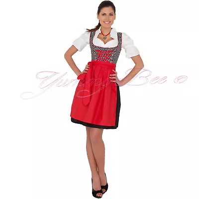 £33.97 • Buy Oktoberfest Costume Women - Beer Wench Outfit German Fancy Dress Plus Size 6-22