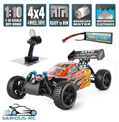 HSP XSTR RC Car Buggy 2S LiPo BRUSHLESS Off Road 1:10th Scale Including Battery • £219.99