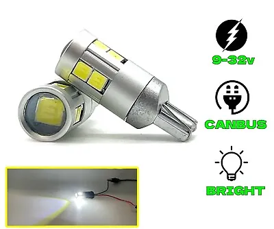 9W 12/24v LED Canbus Error Free 501 W5W 504 Sidelight Parking Bulbs Xenon White • £5.99