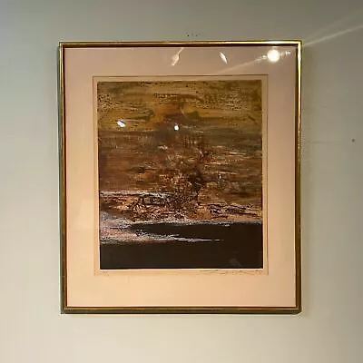 $7295 • Buy Zao Wou-Ki 1963  Gravure I  1963 Aquatint & Burin Signed #80/90