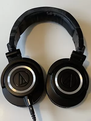 Audio Technica ATH-M50x Headphones - Wired - Work Excellent • $75