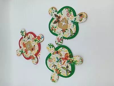 Set Of 3 Vintage Chinese Paper  Lanterns Old Store Stock  • $8