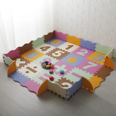 30cm Baby Crawling Puzzle Mat Soft EVA Foam Kids Play Carpet Home Floor Blanket • £22.95