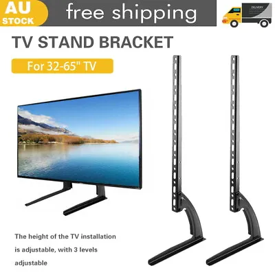 $24.09 • Buy Universal Table Top TV Stand Leg Mount LED LCD Flat TV Screen 32-75  For Sony LG