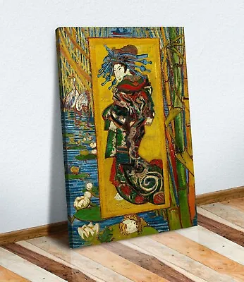 £64.99 • Buy Van Gogh Japanese Oiran CANVAS WALL ART PRINT ARTWORK PAINTING FRAMED POSTER