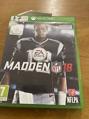 Madden NFL 18 (Xbox One) PEGI 7+ Sport: Football   American Fast And FREE P & P • £2.89