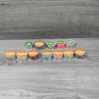 Lot Of 12- 3 Duck Brand Duck Tape Mini/ 7 Duck Washi/1 Duck Texture/1 Prism Tape • $42.99