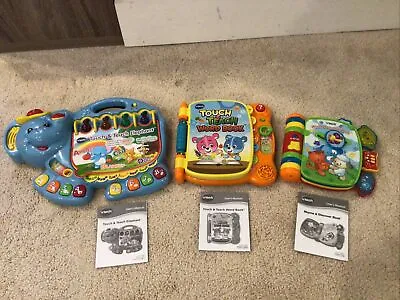 VTech Rhyme & Discover Book Touch & Teach Elephant And Word Book • $20