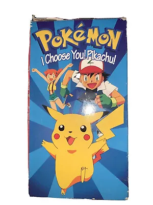 Pokemon - I Choose You! Pikachu VHS Tape Nintendo 1998 • $9.99