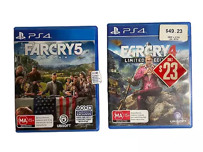 PS4 Games Bundle Of FAR CRY 4 And FAR CRY 5 • $39.95