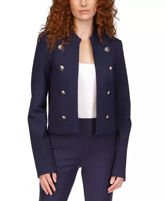 MICHAEL Michael Kors Band-Collar Cropped Jacket MSRP $225 6C 2153 • $39.95