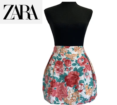 $25.89 • Buy Zara Floral Flower Tulip Mini Skirt Sz 10