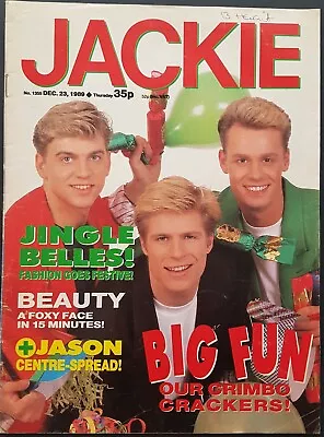 Jackie Magazine 23 December 1989 - Jason Donovan Big Fun • £13.90